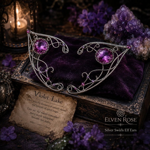 Cercei Urechi de elf Violet Lake