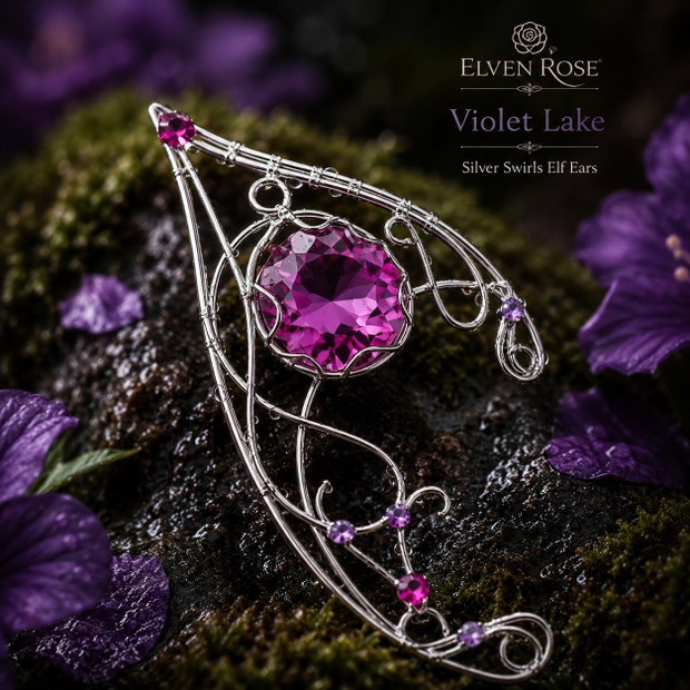 Cercei Urechi de elf Violet Lake