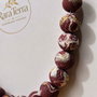 Brățară statement Pebble  Bordeaux Veil | Lut polimeric | RaraTerra Pebble Collection
