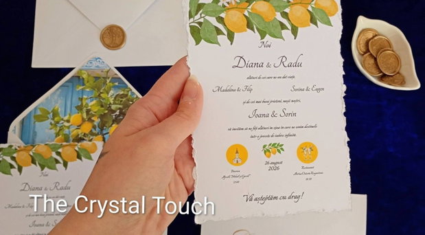 Invitații nuntă - stil italian