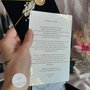 Invitații speciale pentru părinți/nași -plic catifea