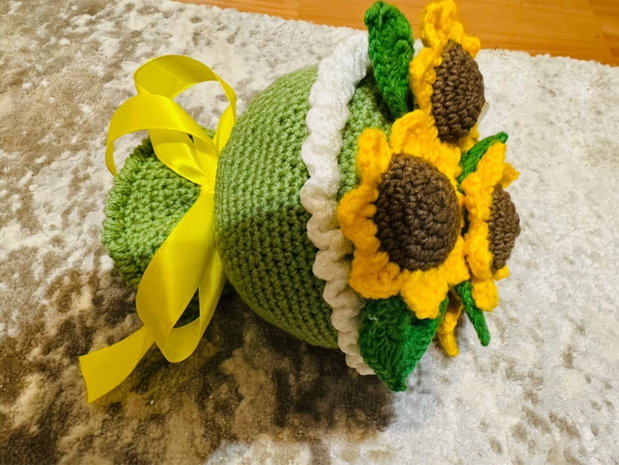 Buchet de flori crosetat
