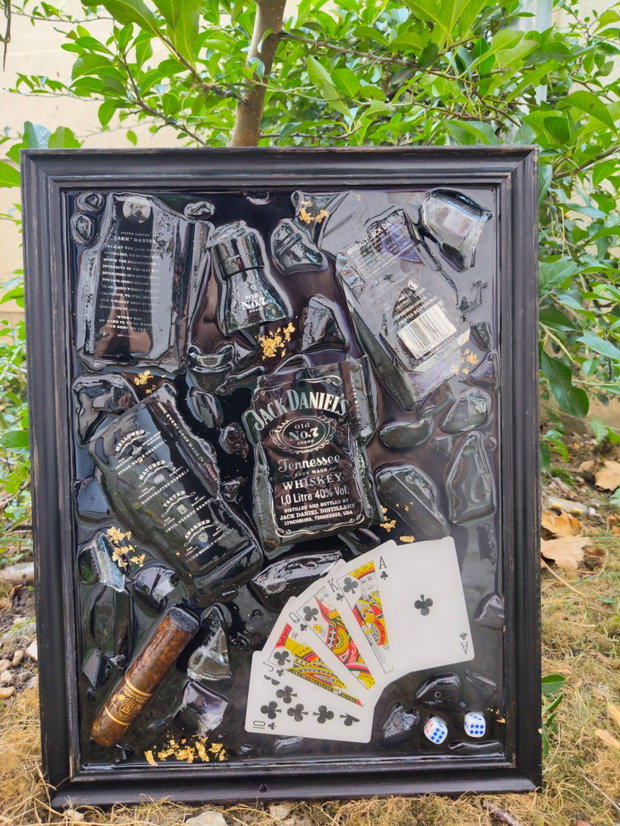 Tablou rășină Jack Daniels