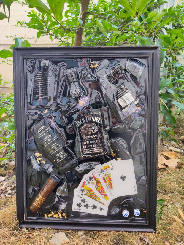 Tablou rășină Jack Daniels