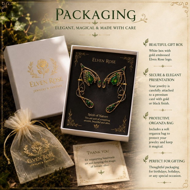 Cercei urechi de elf Spirit of Nature