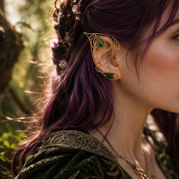 Cercei urechi de elf Spirit of Nature