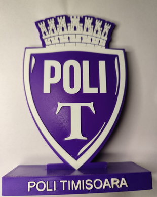 Decorațiune 3D Poli Timișoara