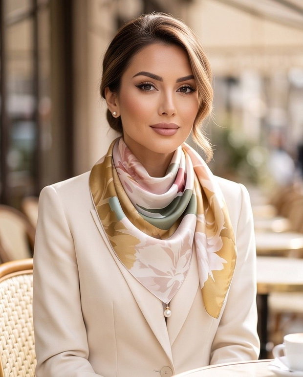 Eșarfă/Șal PASTEL ROMANTIC
