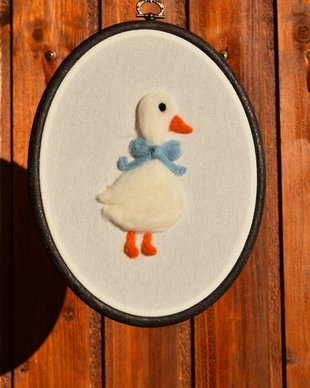 Tablou handmade din lână