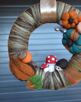 Decoratiune handmade de toamna