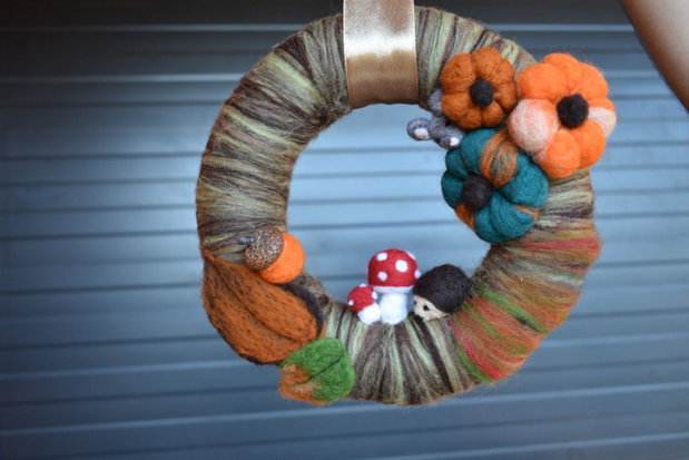 Decoratiune handmade de toamna