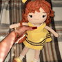 Păpușă croșetată manual (Amigurumi) Albinuță  | Handmade cu accesorii