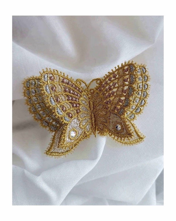 Brosa Fluture Gold Ancien
