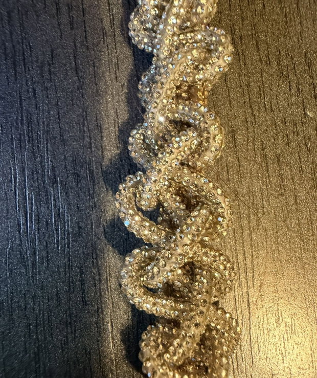 Brățară Statement Infinite Sparkle  Împletitură Bicoloră Auriu și Argintiu