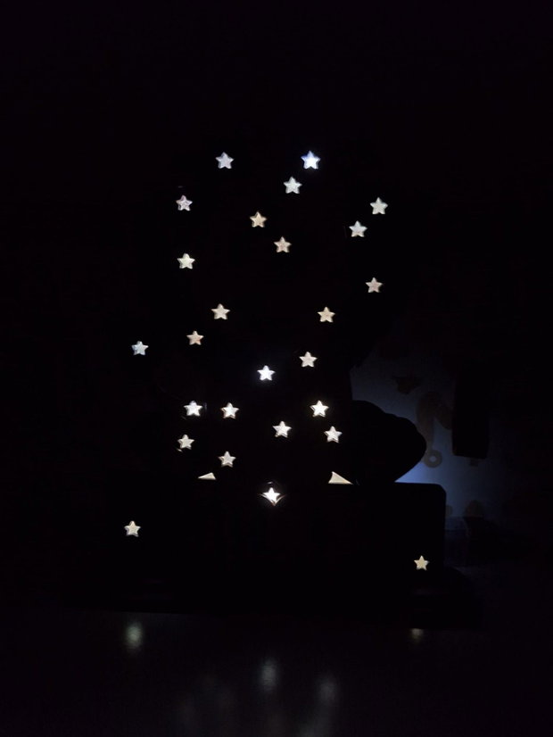 Lampă de Veghe Personalizată Leușor Safari Decorațiune Luminoasă din MDF Pictată Manual
