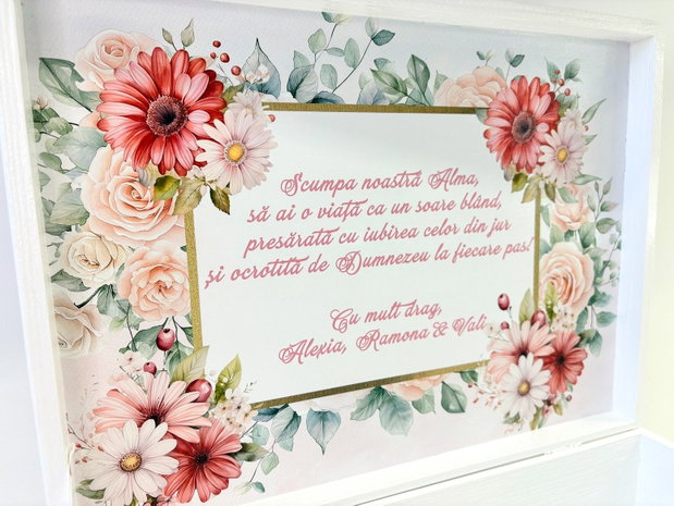 Cutie trusou botez - Flowers