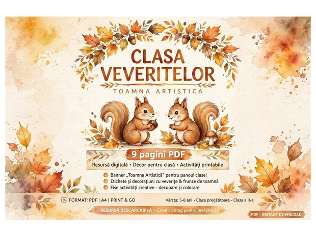 Kit- Clasa VeveritelorDecor Clasa
