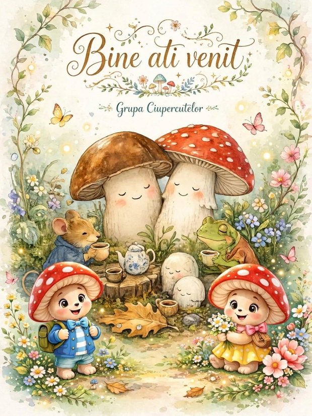 Kit Grupa Ciupercutelor-Materiale Creșă