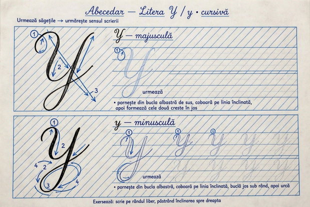 ALFABETUL - Fise de lucru PDF printabil cu alfabetul A-Z