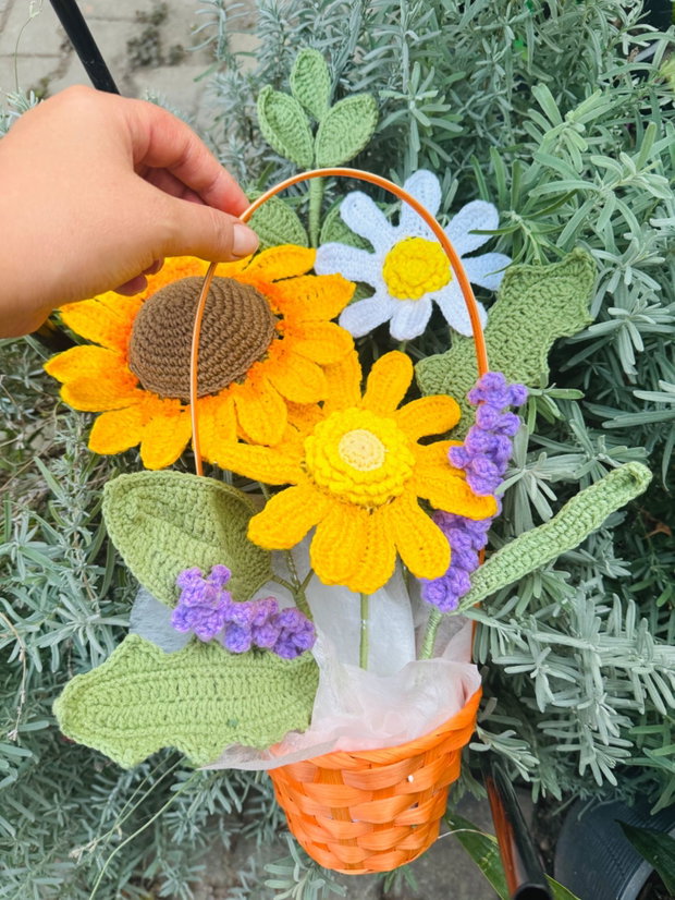 Aranjament floral crosetat