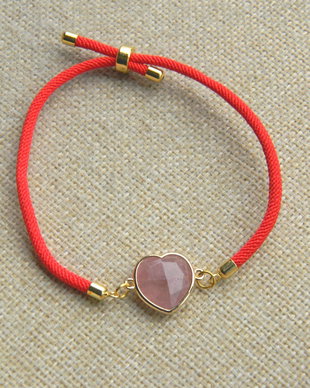 Bratara cuart strawberry (M12)
