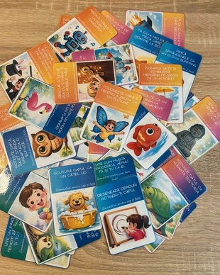 Set 48 cartonase laminate de logopedie