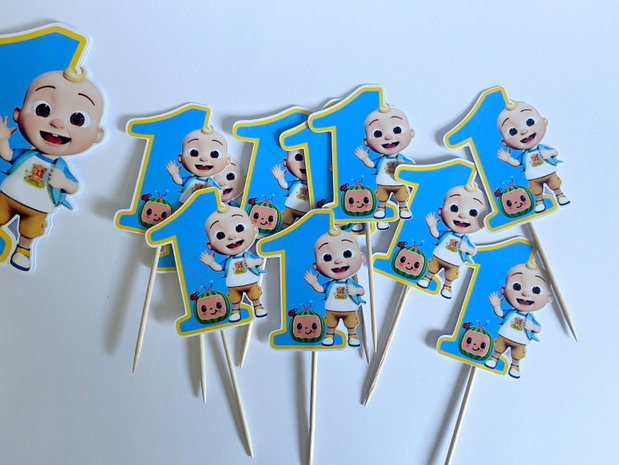 Toppere Cocomelon cu cifra 1