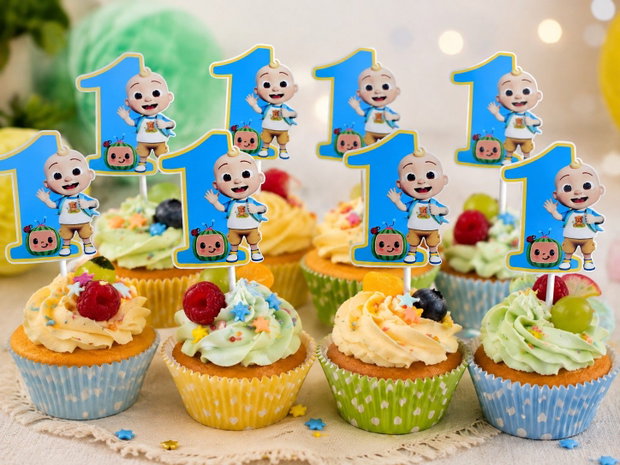 Toppere Cocomelon cu cifra 1