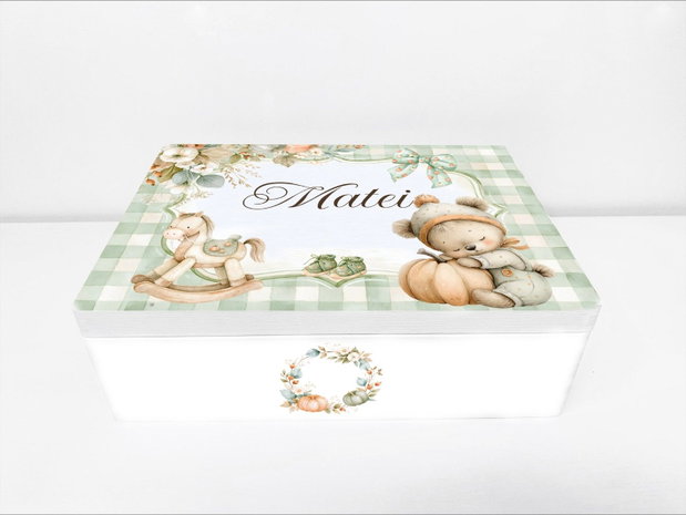 Cutie trusou botez - Little pumpkin
