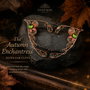 The Autumn Enchantress  Cercei Ear Cuff Elven, cu cristale Swarovski