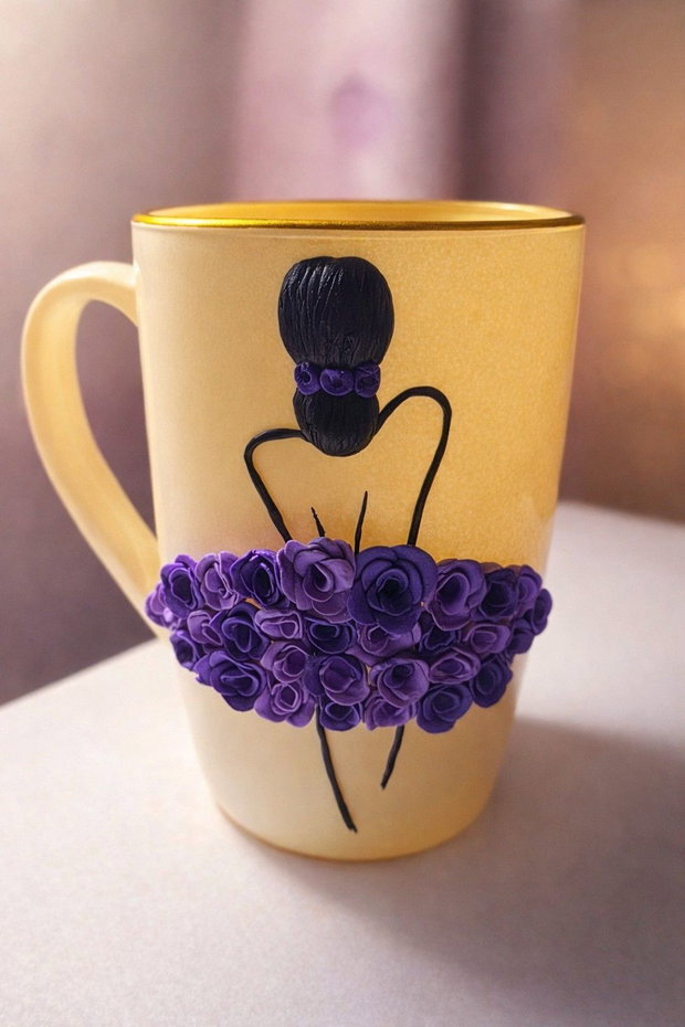 Cana decorată handmade