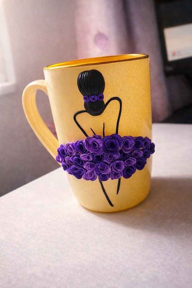 Cana decorată handmade