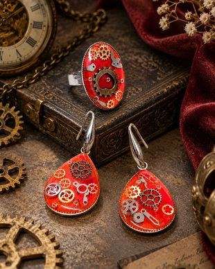Set bijuterii Steampunck 02488