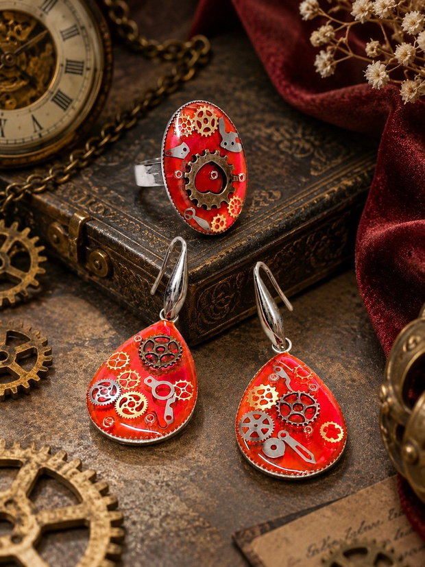 Set bijuterii Steampunck 02488
