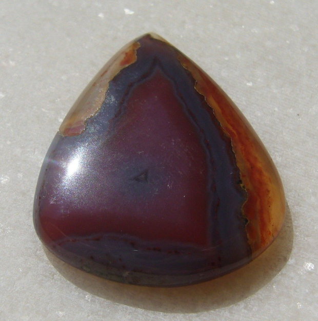 Agata Botswana cabochon aprox 33x27x5.6 mm