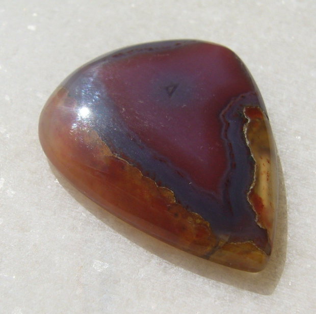 Agata Botswana cabochon aprox 33x27x5.6 mm
