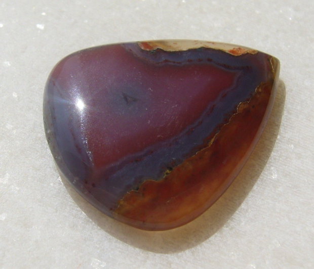 Agata Botswana cabochon aprox 33x27x5.6 mm