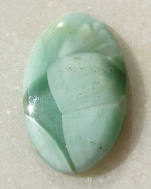 Hemimorphit cabochon aprox 36x21.5x4.5 mm