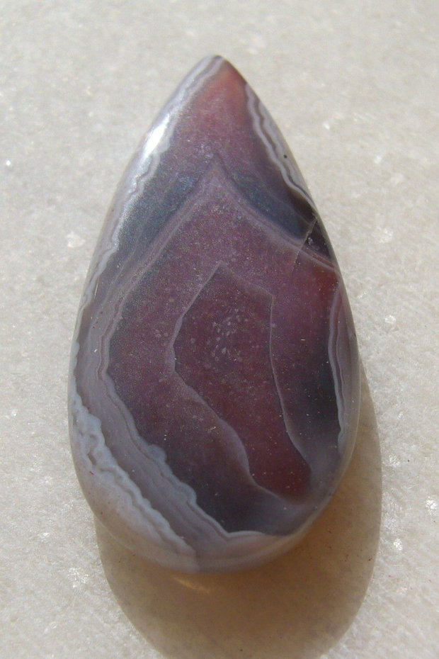 Agata Botswana cabochon aprox 31x14x4.5 mm