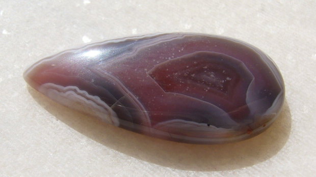 Agata Botswana cabochon aprox 31x14x4.5 mm