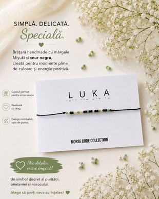 Bratara Cod Morse Luka
