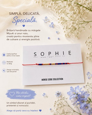 Bratara Cod Morse Sophie