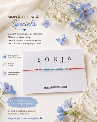 Bratara Cod Morse Sonja