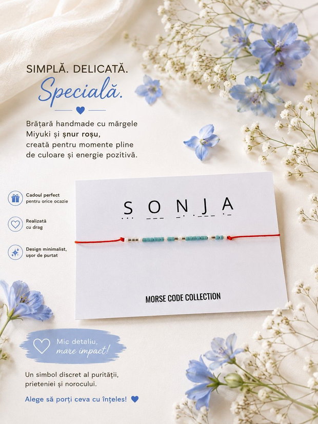 Bratara Cod Morse Sonja