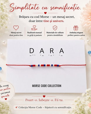 Bratara Cod Morse Dara