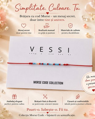 Bratara Cod Morse Vessi
