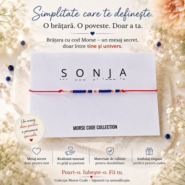 Bratara Cod Morse Sonja