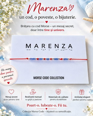 Bratara Cod Morse Marenza