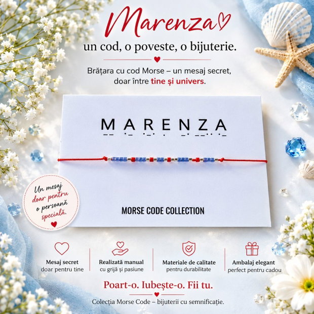 Bratara Cod Morse Marenza
