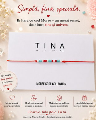 Bratara Cod Morse Tina
